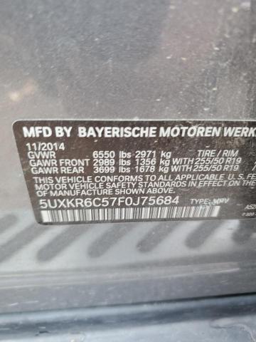 5UXKR6C57F0J75684 BMW X5 Xdrive50i