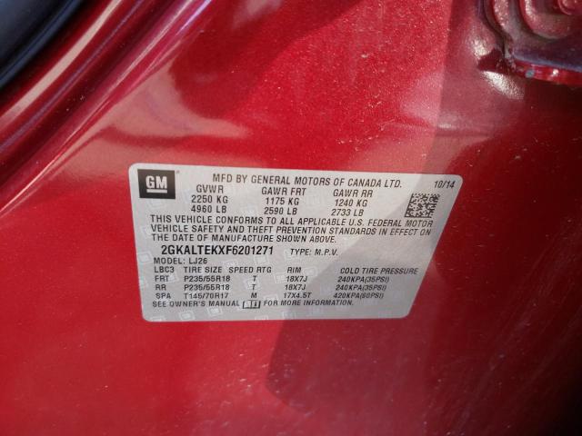2GKALTEKXF6201271 GMC Terrain Slt