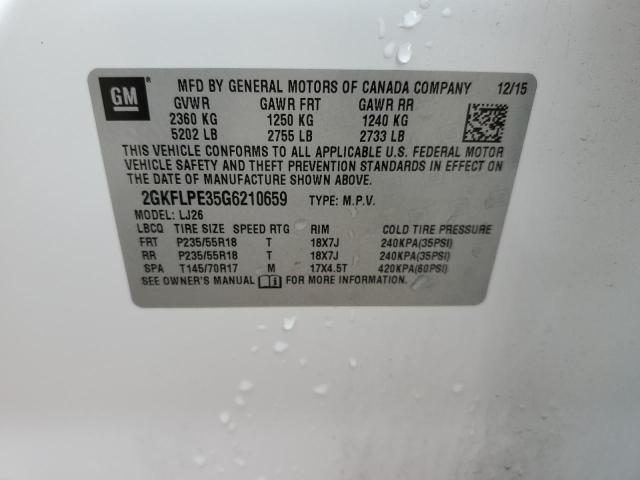 2GKFLPE35G6210659 GMC Terrain Slt