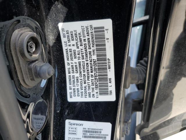 19XFC2F87LE013267 Honda Civic Sport