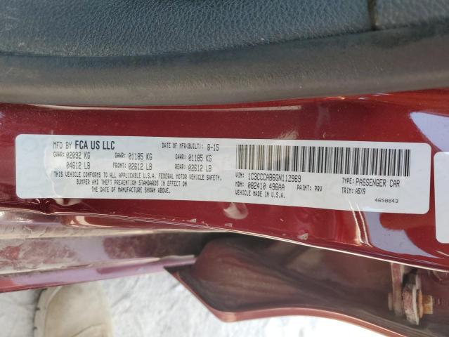 1C3CCCAB6GN112969 Chrysler 200 Limited