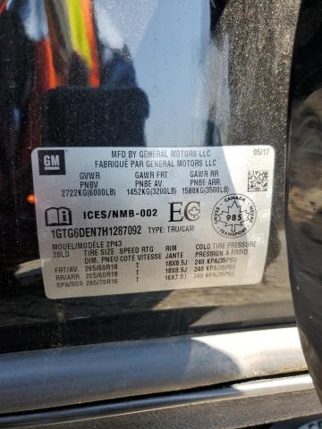 1GTG6DEN7H1287092 GMC CANYON SLT