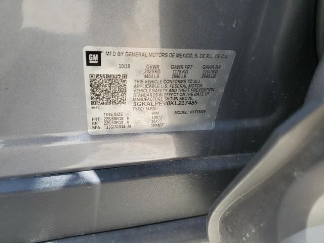 3GKALPEV0KL217485 GMC Terrain Slt