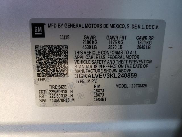 3GKALVEV3KL240859 GMC Terrain Slt