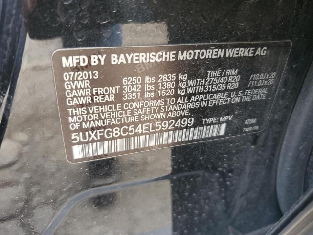 5UXFG8C54EL592499 BMW X6 Xdrive50i