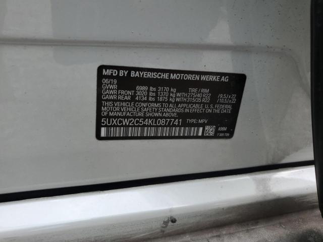5UXCW2C54KL087741 BMW X7 Xdrive40i