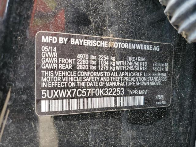 5UXWX7C57F0K32253 BMW X3 Xdrive35i