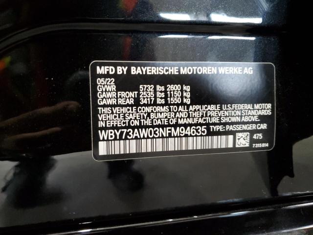 WBY73AW03NFM94635 BMW I4 Edrive40