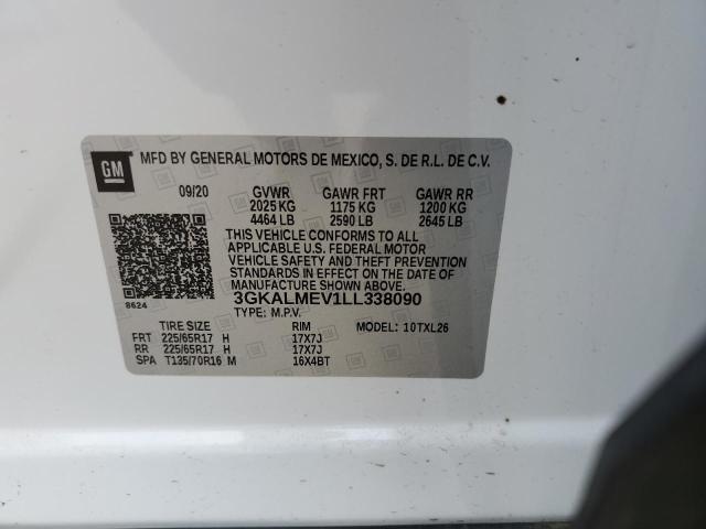 3GKALMEV1LL338090 GMC Terrain Sle