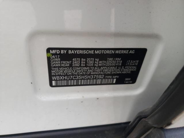 WBXHU7C35H5H37592 BMW X1 Sdrive28i