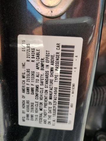 19UUB2F52FA014948 Acura TLX TECH