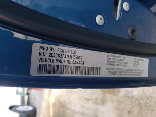 2C3CDZFJ7LH159639 Dodge Challenger R/t Scat Pack