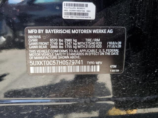 5UXKT0C57H0S79741 BMW X5 Xdr40e