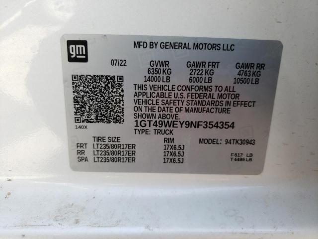 1GT49WEY9NF354354 GMC Sierra K3500 Denali