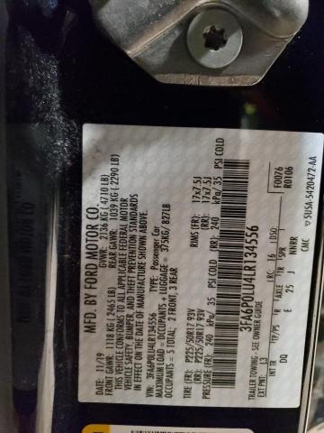 3FA6P0LU4LR134556 Ford FUSION SE
