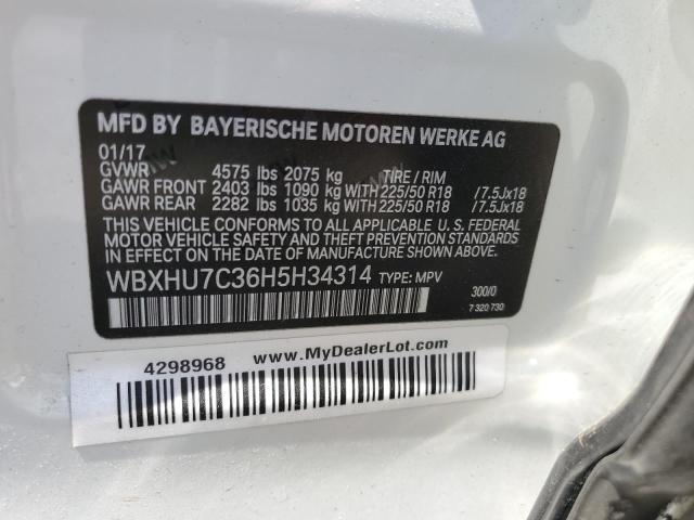 WBXHU7C36H5H34314 BMW X1 Sdrive28i