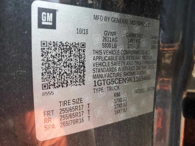 1GTG5CEN9K1165466 GMC CANYON SLE
