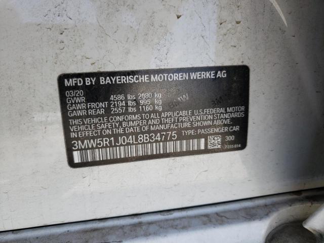 3MW5R1J04L8B34775 BMW 330I