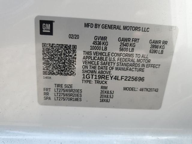 1GT19REY4LF225696 GMC Sierra K2500 Denali