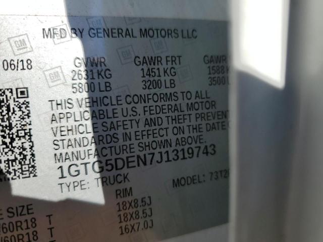 1GTG5DEN7J1319743 GMC CANYON SLT