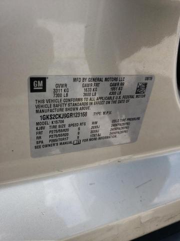 1GKS2CKJ9GR123168 GMC YUKON DENALI