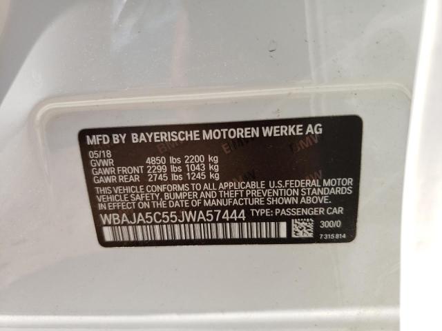 WBAJA5C55JWA57444 BMW 530 I