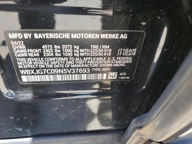 WBXJG7C09N5V37693 BMW X1 Sdrive28i