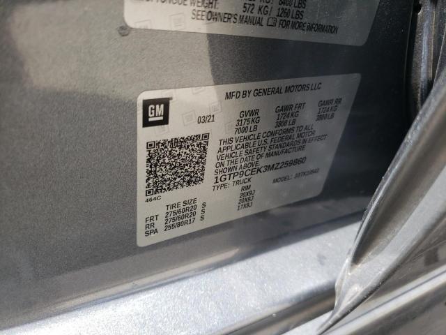 1GTP9CEK3MZ259860 GMC Sierra K1500 Elevation