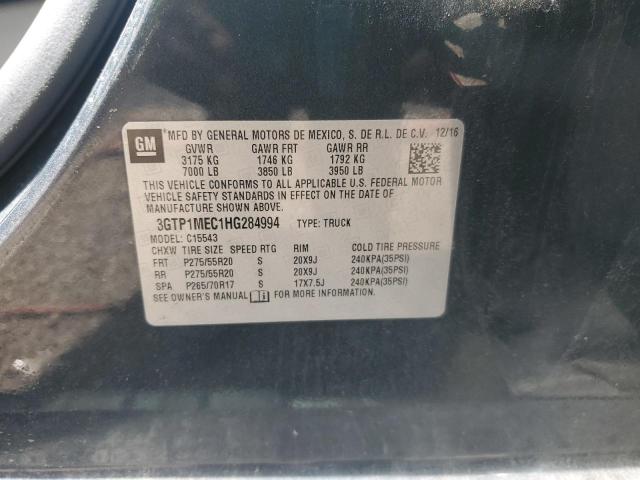 3GTP1MEC1HG284994 GMC Sierra C1500 Sle
