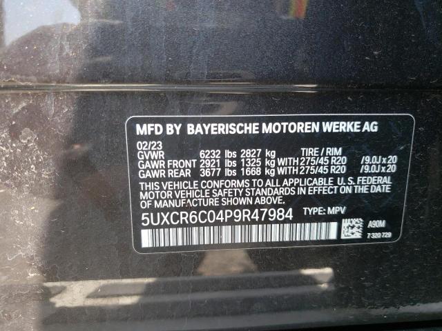 5UXCR6C04P9R47984 BMW X5 Xdrive40i
