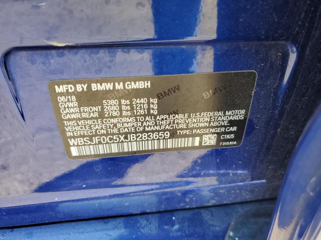 WBSJF0C5XJB283659 BMW M5
