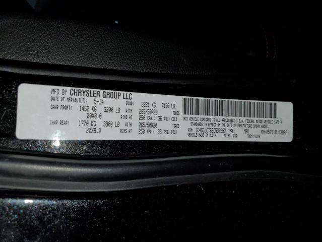1C4SDJCT6EC532657 Dodge Durango R/t