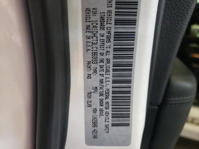 1C4SDHCT3LC186993 Dodge Durango R/t