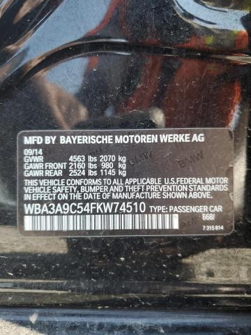 WBA3A9C54FKW74510 BMW 335 I