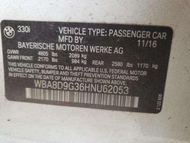 WBA8D9G36HNU62053 BMW 330 XI
