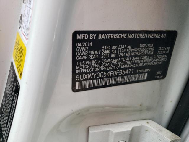 5UXWY3C54F0E95471 BMW X3 Xdrive28d