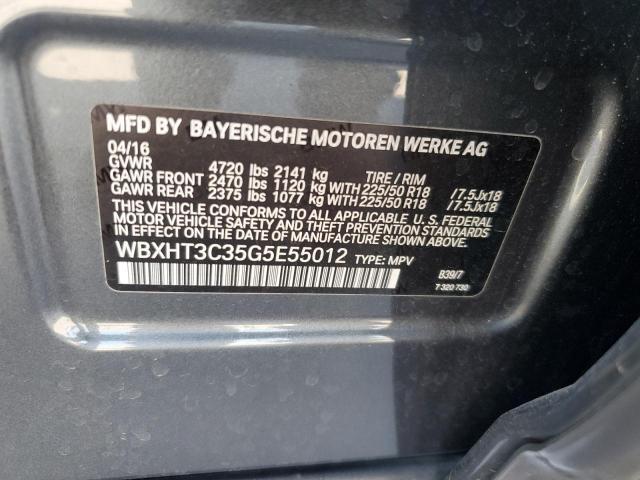WBXHT3C35G5E55012 BMW X1 Xdrive28i