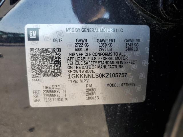 1GKKNNLS0KZ105757 GMC Acadia Slt-2
