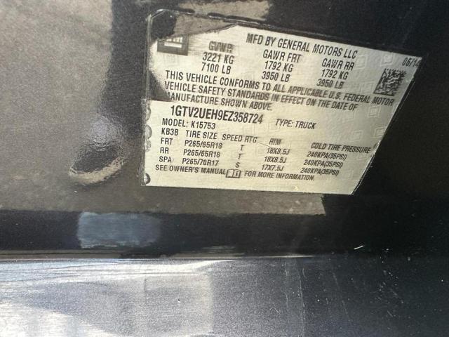 1GTV2UEH9EZ358724 GMC Sierra K1500 Sle