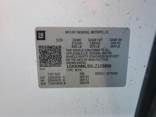 1GKKNMLS5LZ133856 GMC ACADIA SLT