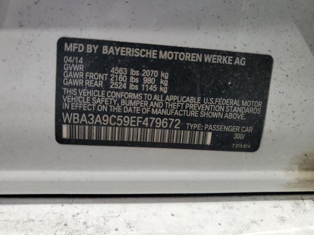 WBA3A9C59EF479672 BMW 335 I