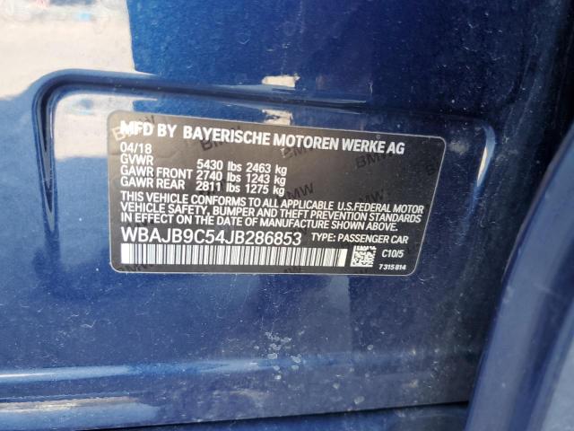 WBAJB9C54JB286853 BMW M550xi