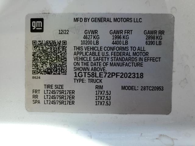 1GT58LE72PF202318 GMC Sierra C2500 Heavy Duty