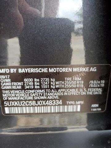 5UXKU2C58J0X48334 BMW X6 Xdrive35i