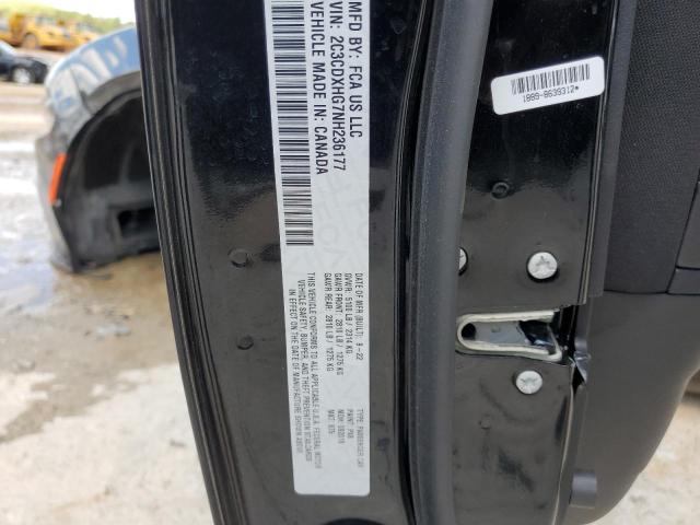 2C3CDXHG7NH236177 Dodge CHARGER GT