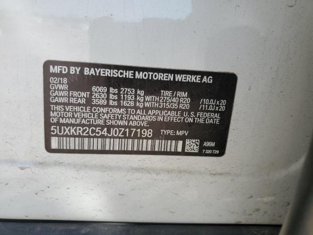5UXKR2C54J0Z17198 BMW X5 Sdrive35i