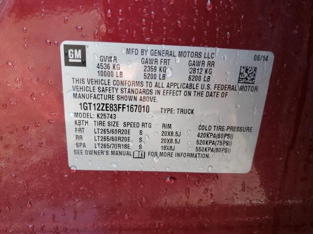 1GT12ZE83FF167010 GMC Sierra K2500 Slt