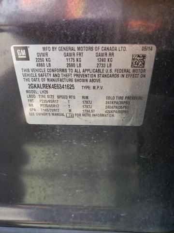 2GKALREK4E6341625 GMC Terrain Sle