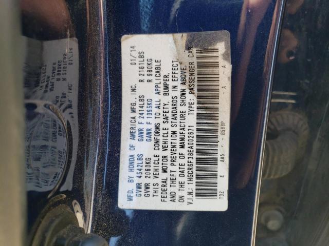 1HGCR6F38EA002671 Honda ACCORD HYBRID