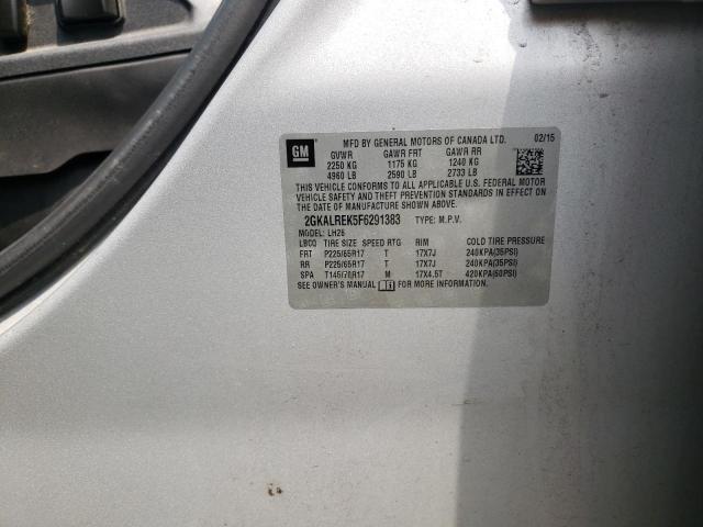2GKALREK5F6291383 GMC Terrain Sle